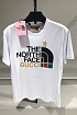 Белая оверсайз футболка Gucci The North Face Collaboration