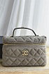 Замшевая сумка Chanel Vanity 19x12
