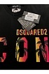 Футболка чёрного цвета Dsquared2 Icon tropical