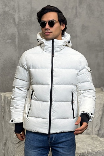 Мужской пуховик Moncler Grenoble - White   