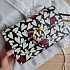 Женская кожаная сумка Love 21x12 см