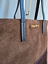 Замшевая сумка-шоппер MIU MIU 34x33 см