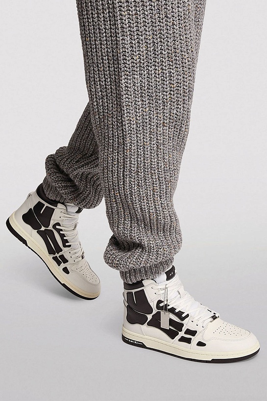 Кожаные кроссовки Amiri Skel high-top