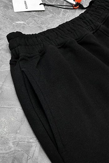 Мужские чёрные шорты Off-White paint splatter   