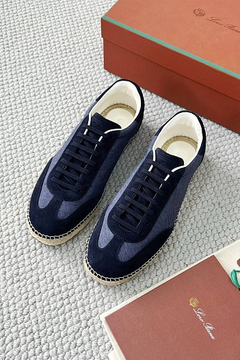 Мужские кроссовки Loro Piana Sea Tennis Walk - Navy   