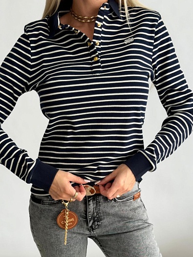 Женское поло с длинным рукавом Celine premium   