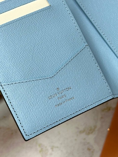 Кожаная обложка для паспорта Louis Vuitton Premium 10x14x2.5 см   