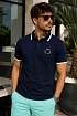 Поло синего цвета Hugo Boss "Paule 2"