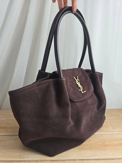 Замшевая сумка Yves Saint Laurent Le 5 a 7 40x22   
