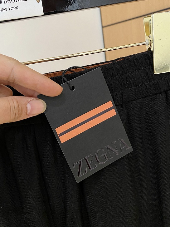 Шорты чёрного цвета Zegna premium