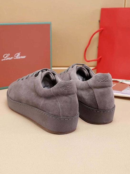 Мужские замшевые кроссовки Loro Piana