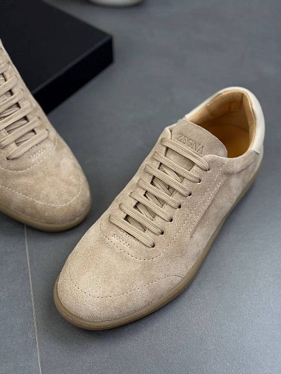 Мужские замшевые кроссовки Zegna "232"   