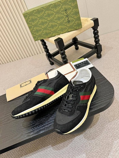 Мужские кроссовки Gucci Re-Motion - Black   