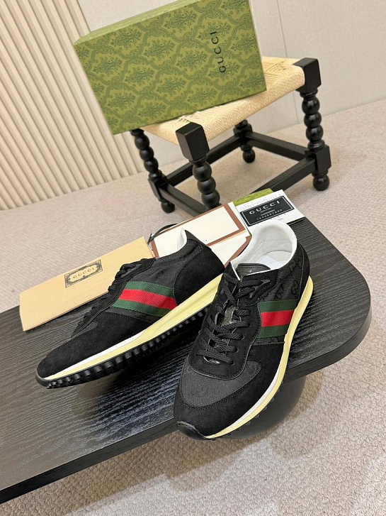 Мужские кроссовки Gucci Re-Motion - Black