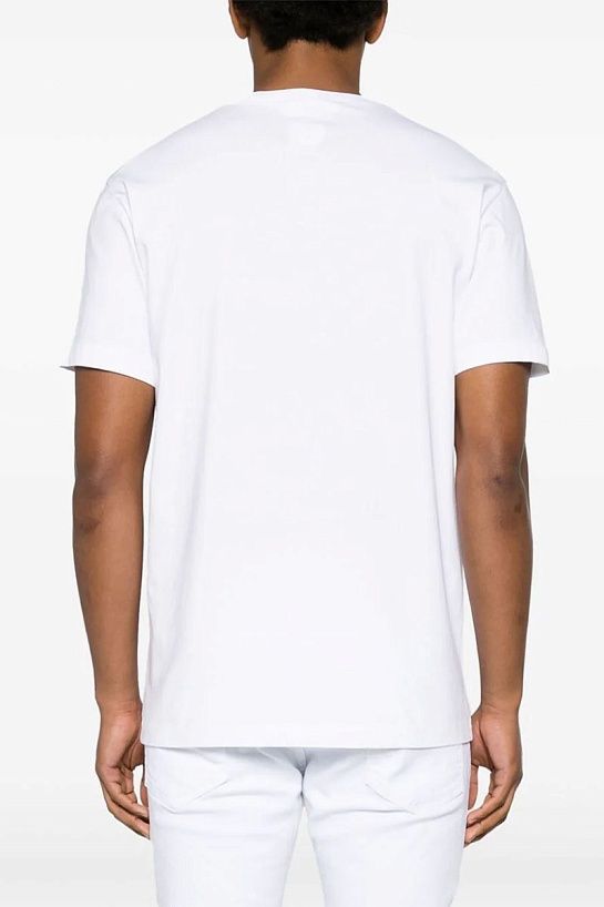 Мужская белая футболка Dsquared2 logo-print