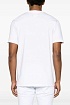 Мужская белая футболка Dsquared2 logo-print