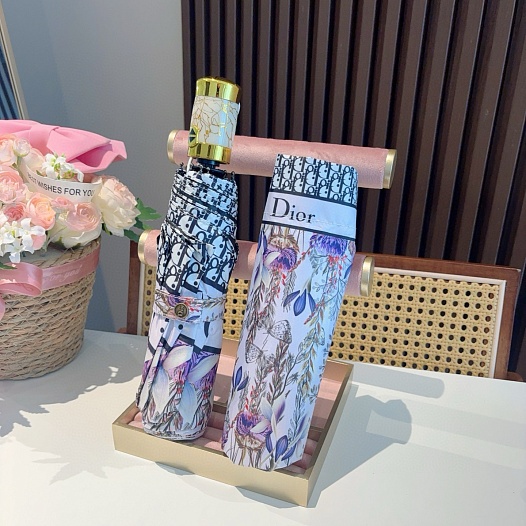 Складной зонт Dior Floral premium   