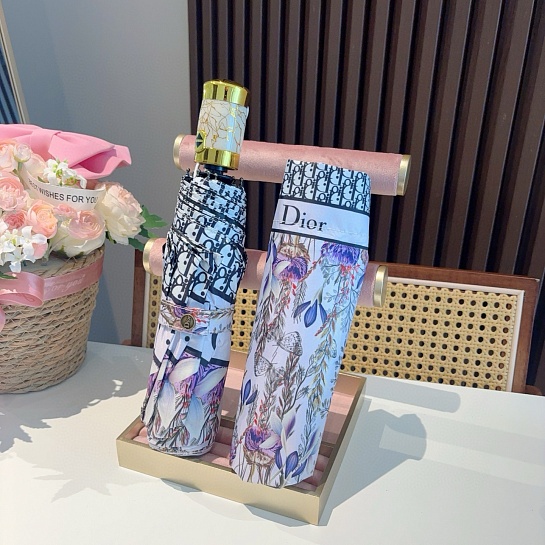 Складной зонт Dior Floral premium