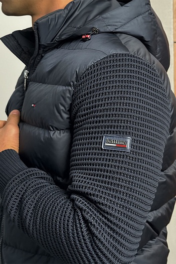 Куртка с вязаными рукавами Tommy Hilfiger   