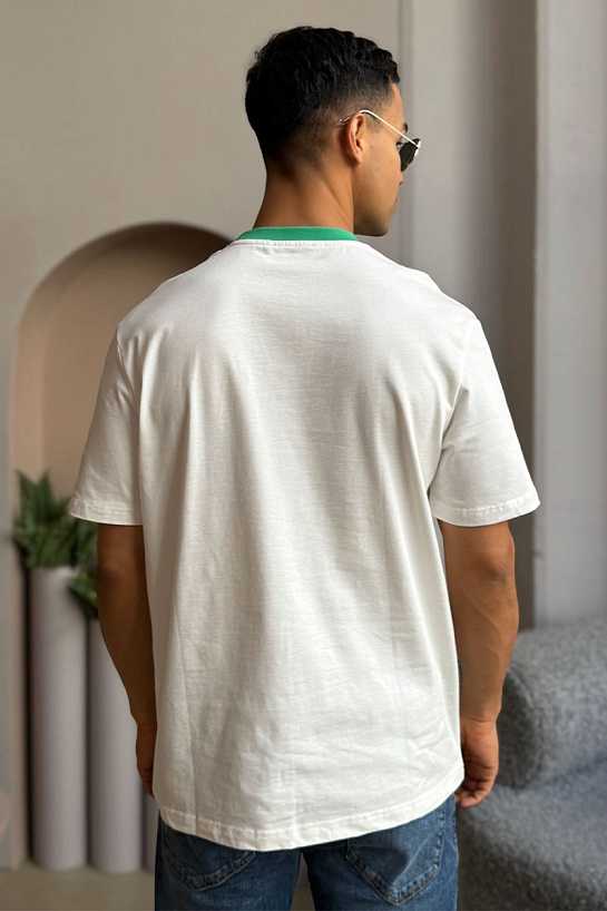 Белая оверсайз футболка Bottega Veneta Chain