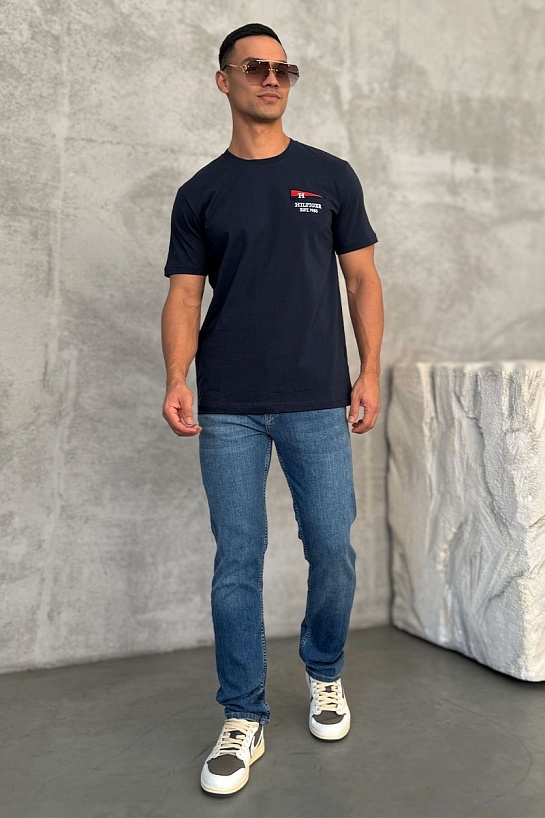 Мужская футболка Tommy Hilfiger flag logo - Navy
