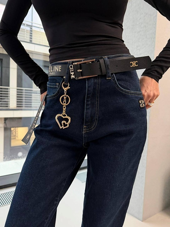 Женские синие джинсы Celine
