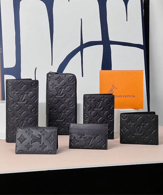 Кожаный кардхолдер Louis Vuitton Premium 11x7x0.5 см