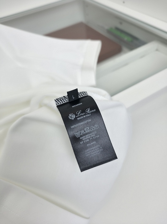 Мужское белое поло Brunello Cucinelli premium