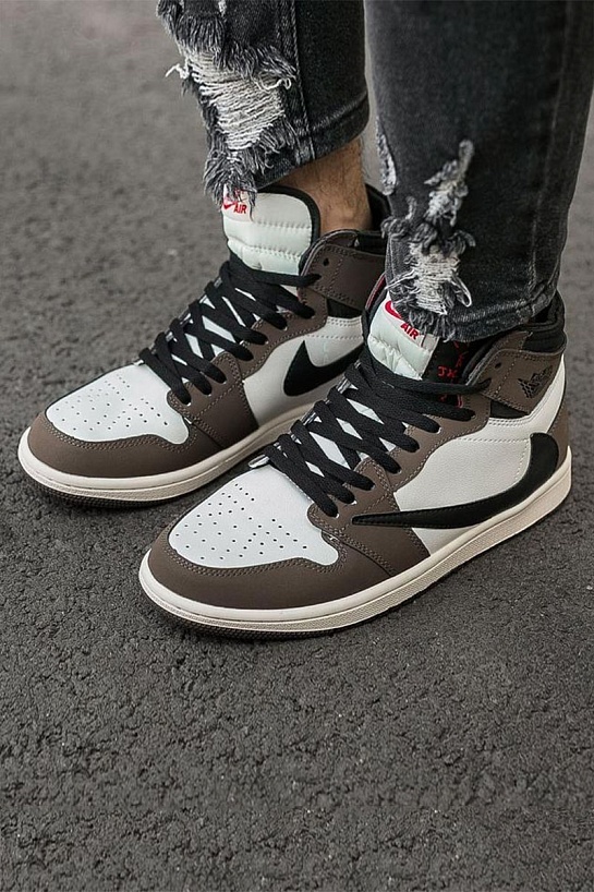 Кроссовки Nike Air Jordan 1 High x Travis Scott "Cactus Jack"