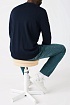 Джемпер тёмно-синего цвета Lacoste V-Neck