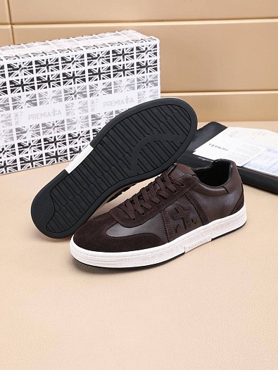 Комбинированные кроссовки Premiata Bonnie - Brown   