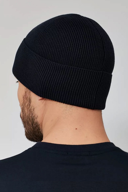 Шапка синего цвета Emporio Armani