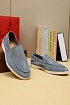 Мужские замшевые лоферы Loro Piana Summer Walk