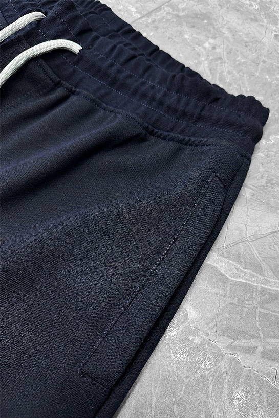 Спортивные штаны Brunello Cucinelli logo-embroidered - Navy