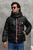 Пуховик чёрного цвета Moncler Montbeliard