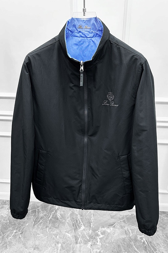 Двусторонняя ветровка Loro Piana - Black / Blue