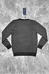 Мужская кофта серого цвета Louis Vuitton Damier embossed logo