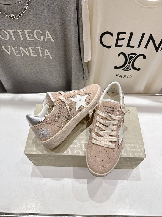 Женские кожаные кроссовки Golden Goose Super Star premium