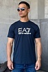 Мужская тёмно-синяя футболка Emporio Armani 7