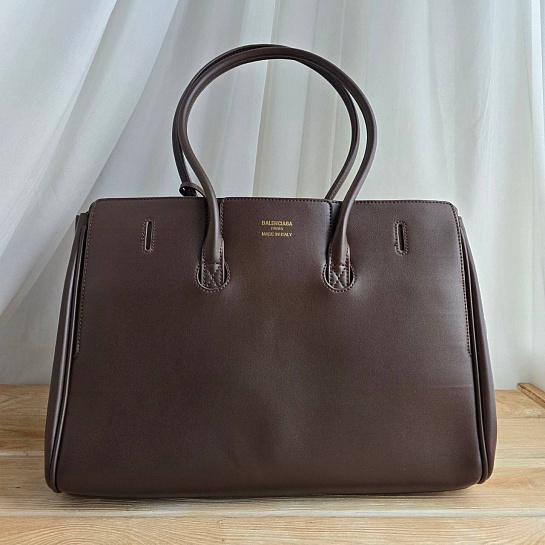 Кожаная сумка Balenciaga Carry All 37x26 см