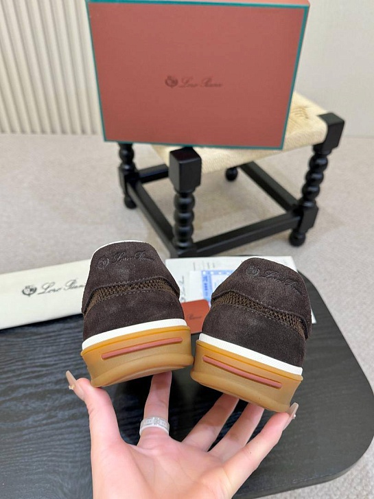 Мужские кроссовки Loro Piana Tennis Walk - Brown