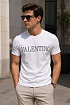 Мужская белая футболка Valentino