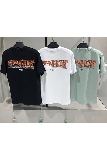 Оверсайз футболка Off-White Glitz Carlos - Light Green   