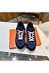 Мужские замшевые кроссовки Hermes Bouncing - Blue