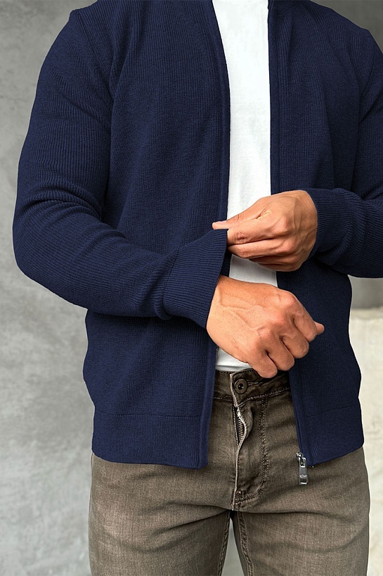 Мужская кофта Paul & Shark zip-up - Navy