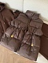 Женский костюм тройка на флисе Schiaparelli premium - Brown