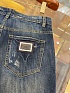 Мужские синие джинсы Dolce & Gabbana skinny fit Premium