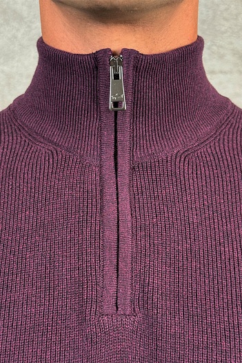 Мужской джемпер Paul & Shark zip-up - Purple   