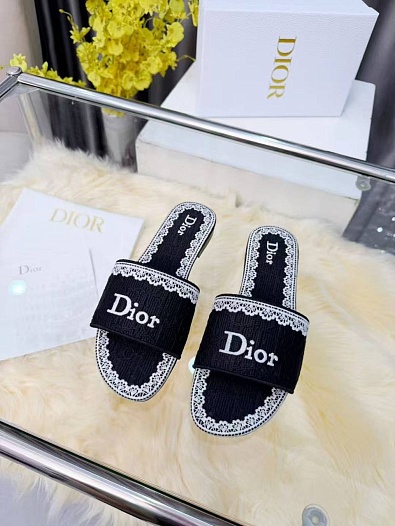 Женские шлёпанцы Dior Dway   