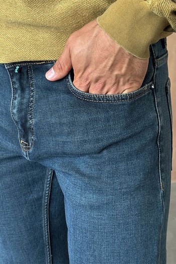 Мужские синие джинсы Lacoste   